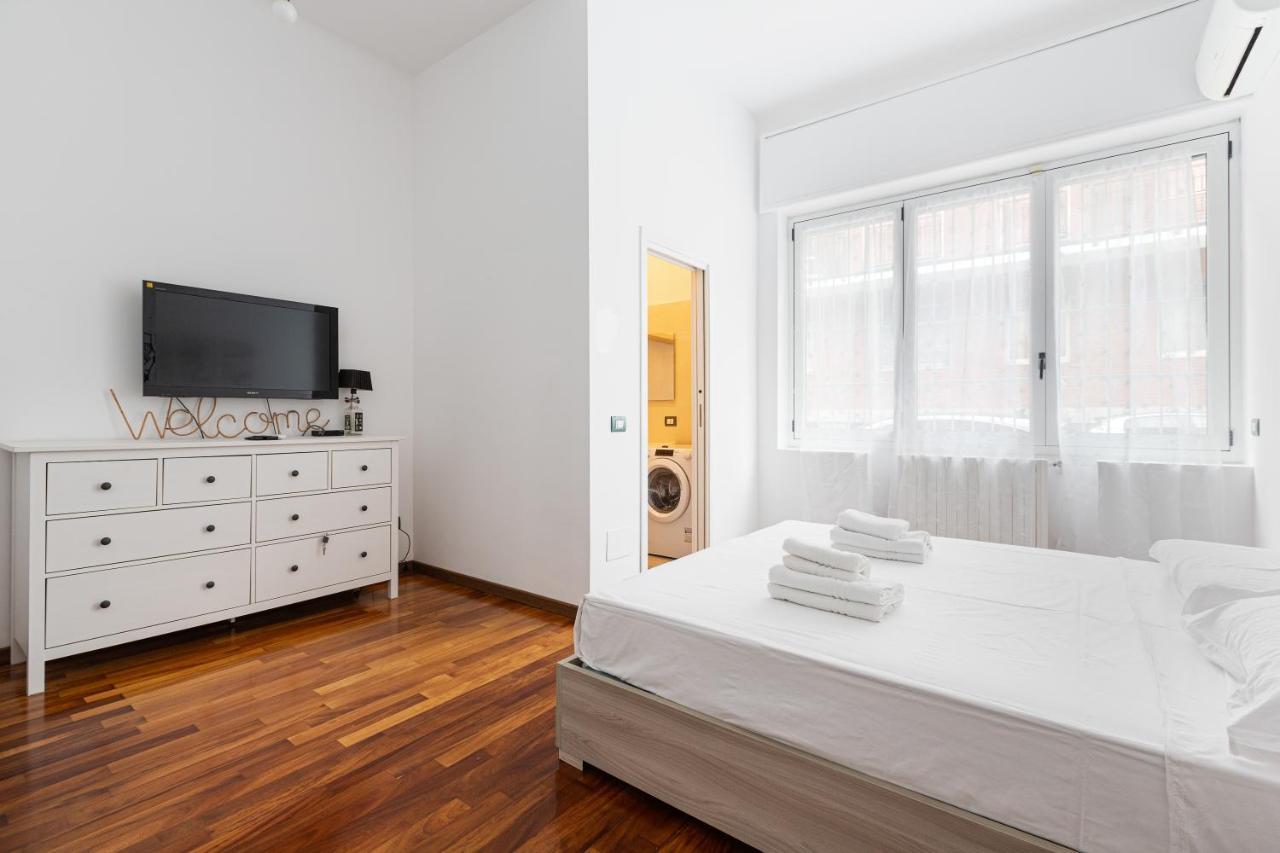 Guesthost - Cosy Apt Close To Piazza Insubria Milánó Kültér fotó